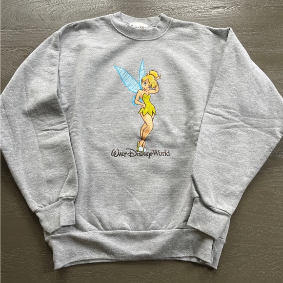 Vintage WDW Kids Tinkerbell Sweatshirt, Size L (10-12), excellent condition - Picture 1 of 4